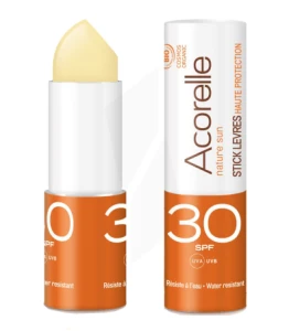 Acorelle Solaire Spf30 Stick Lèvres Bio 4g