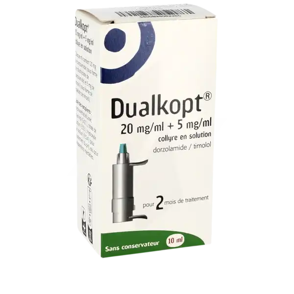 Dualkopt 20 Mg/ml + 5 Mg/ml, Collyre En Solution