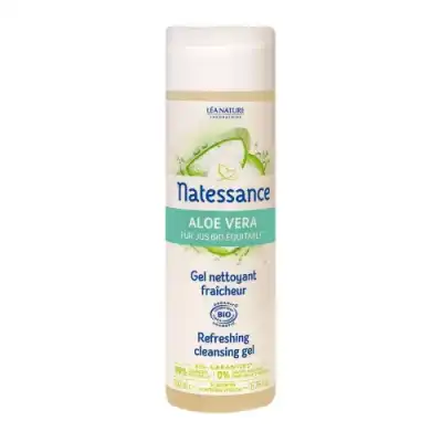 Natessance Aloe Vera Bio Gel Nettoyant Fraîcheur Fl/200ml à Aureilhan