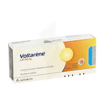 VOLTARENE LP 100 mg, comprimé enrobé à libération prolongée