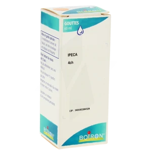 Boiron Ipeca 4ch Solution Buvable En Gouttes Flacon De 60 Ml