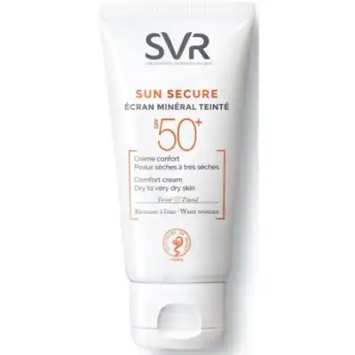 Svr Sun Secure Spf50+ Crème écran Minéral Teinté Peau Sèche T/50ml à AUDENGE
