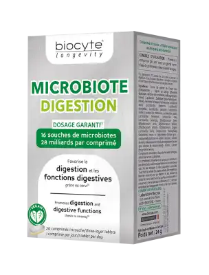 Biocyte Microbiote Digestion Comprimés B/20 à Paris