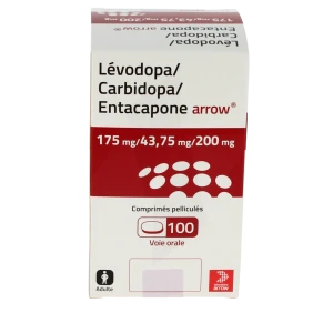 Levodopa/carbidopa/entacapone Arrow 175 Mg/43,75 Mg/200 Mg, Comprimé Pelliculé