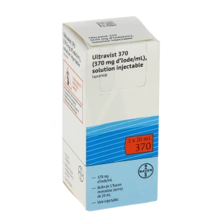 Ultravist 370 (370 Mg D'iode/ml), Solution Injectable