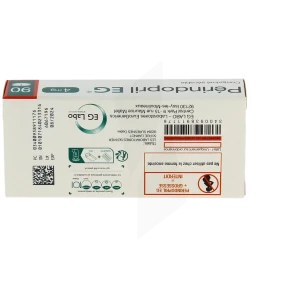 Perindopril Eg 4 Mg, Comprimé Sécable