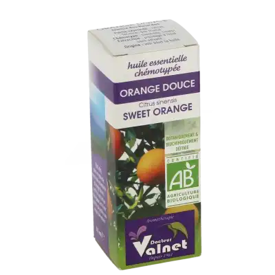 Docteur Valnet Huile Essentielle Bio, Orange Douce 10ml à ROCHEMAURE