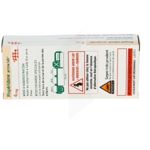 Risperidone Arrow Lab 4 Mg, Comprimé Pelliculé Sécable