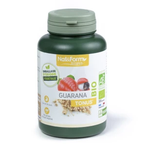 Nat&form Bio Guarana Bio 200 Gélules Végétales