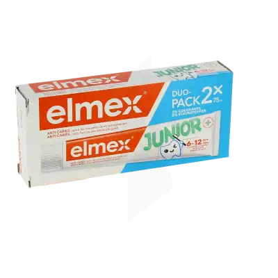 Elmex Junior Dentifrice 7-12 Ans Menthe 2t/75ml à GRENOBLE