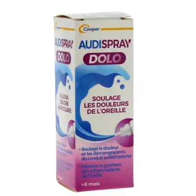 AUDISPRAY DOLO Gouttes Auriculaires + 6 mois Flacon de 7 g