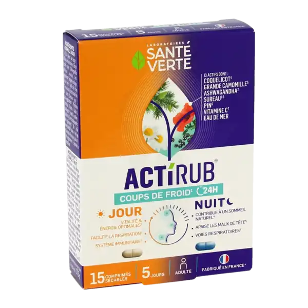 Actirub Jour Nuit Cpr B/15