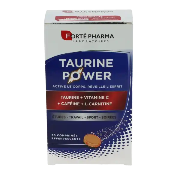 Energie Taurine Power Comprimé Effervescent B/30