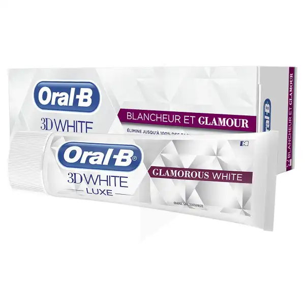 Oral B Dentifrice  D White Blancheur Et Glamour