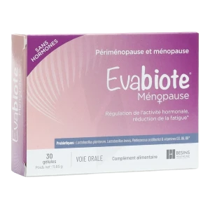 Evabiote Menopause Capsules Boîte De 30