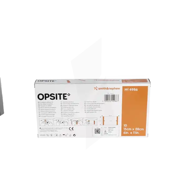 Opsite, 28 Cm X 15 Cm Boîte De 10