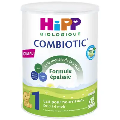 Hipp Combiotic 1 Lait Formule Epaissie 0-6 Mois B/800g à Saint-Maximin