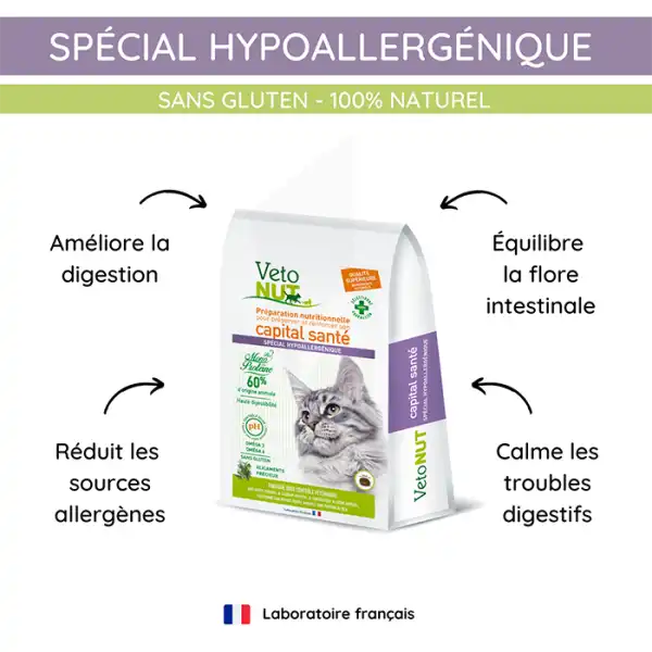 Vétonut Croquettes Pour Chat « spécial Hypoallergénique »