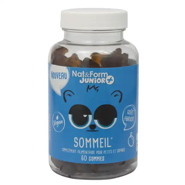 Nat&form Junior Ours+ Sommeil 60 Oursons