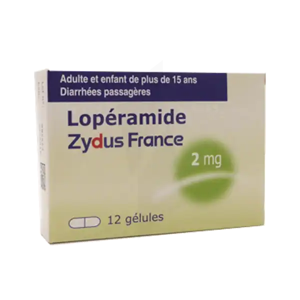 Loperamide Zydus France 2 Mg, Gélule