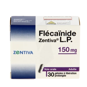 Flecainide Zentiva Lp 150 Mg, Gélule à Libération Prolongée