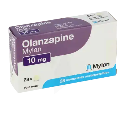 Olanzapine Viatris 10 Mg, Comprimé Orodispersible à CHASSE SUR RHÔNE