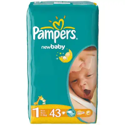 Pampers New Baby Dry T1 X 43 à AMBARÈS-ET-LAGRAVE