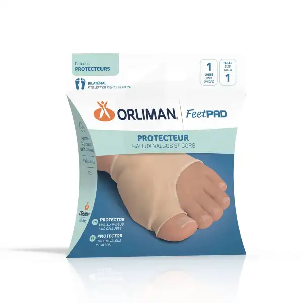 Orliman Feetpad Protecteur Hallux Valgus Oignon Et Cors S