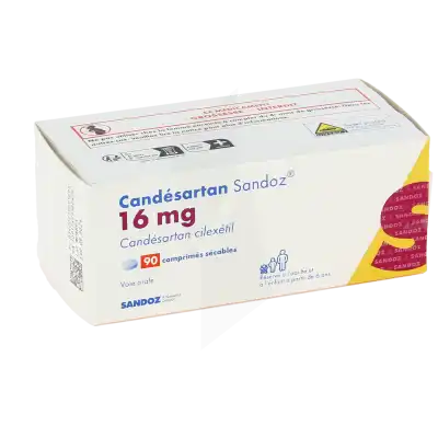 CANDESARTAN SANDOZ 16 mg, comprimé sécable