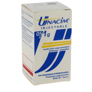 Unacim Injectable 0,5 G/1 G, Poudre Pour Usage Parentéral