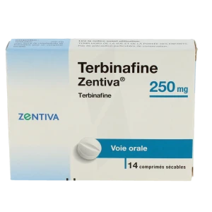 Terbinafine Zentiva 250 Mg, Comprimé Sécable