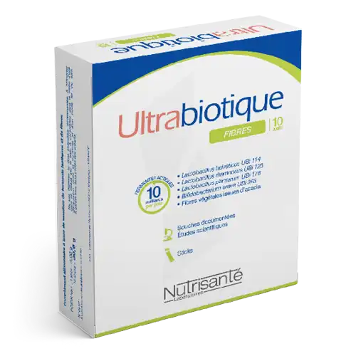 Nutrisanté Ultrabiotique Fibres Poudre 10 Sticks