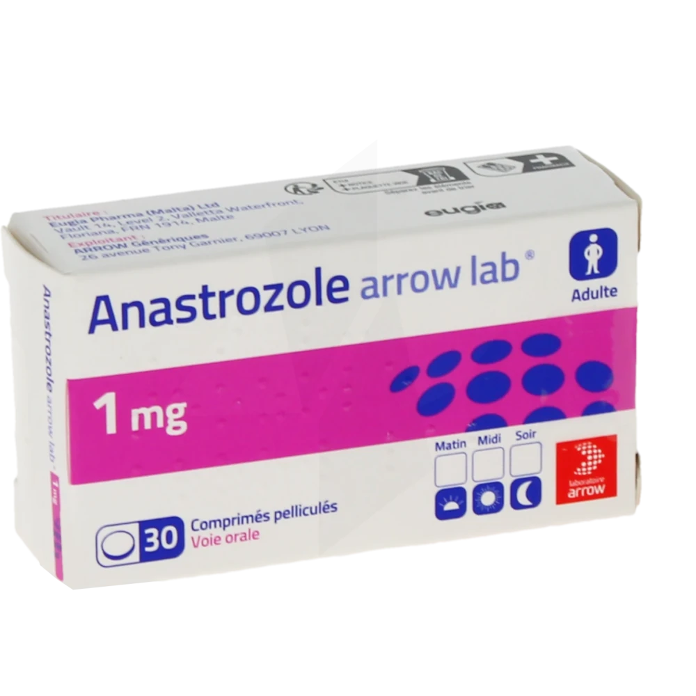 Anastrozole Arrow Lab 1 Mg, Comprimé Pelliculé