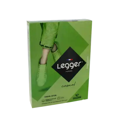 Legger Casual Coton Chaussette Femme Noir T3n à DURMENACH