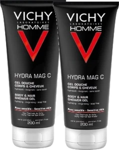 Vichy Homme Mag C Gel Douche Corps Cheveux 2fl/200ml