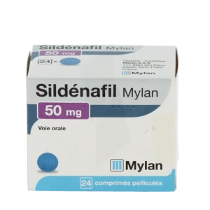 Sildenafil Viatris 50 Mg, Comprimé Pelliculé