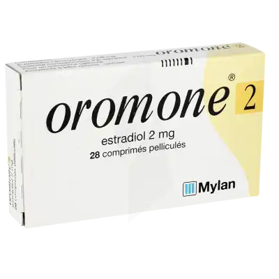 Oromone 2 Mg, Comprimé Pelliculé à Bassens