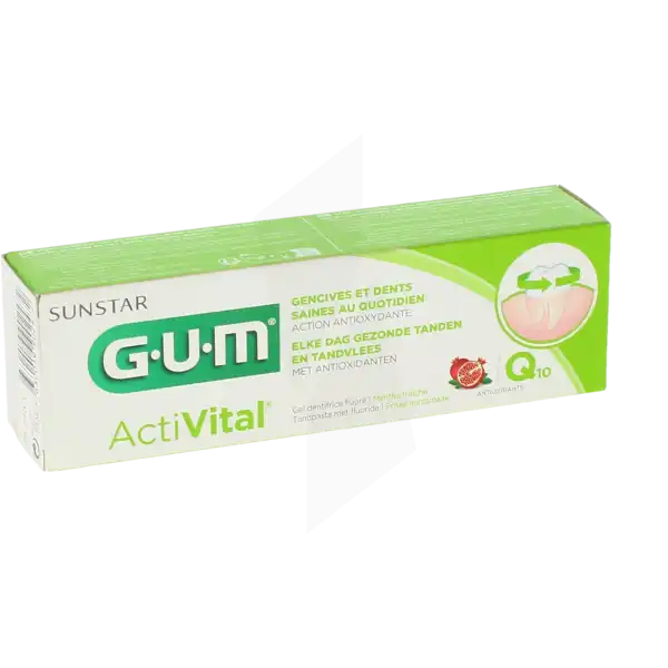 Gum Activital Gel Dentifrice Prévention T/75ml