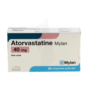 Atorvastatine Viatris 40 Mg, Comprimé Pelliculé