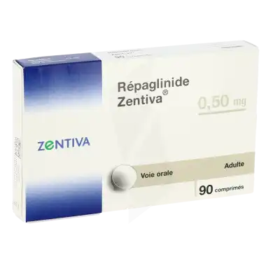 Repaglinide Zentiva 0,5 Mg, Comprimé à Bordeaux