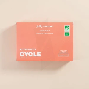 Jolly Mama Happy Cycle Nutrishots Cycle Solution Buvable Mûre 20 Ampoules/10ml