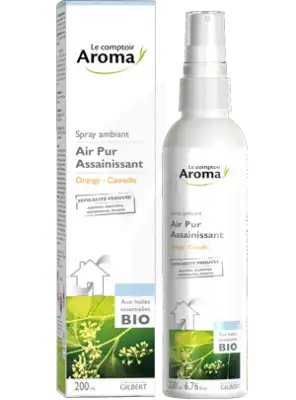 Respir' Air Pur Spray Ambiant Assainissant Orange Cannelle Spray/200ml à ANDERNOS-LES-BAINS