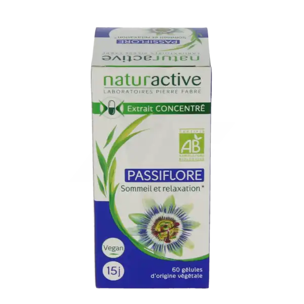 Naturactive Phytotherapie Passiflore Bio Gél Pilulier/60