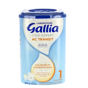 Gallia Bebe Expert Ac Transit 1 Lait En Poudre B/800g