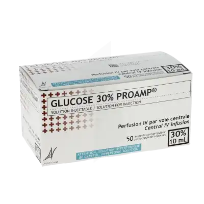 Glucose 5%/10%/30% Injectable Ampoule - Lavoisier