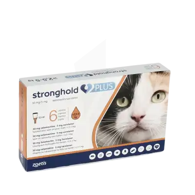 STRONGHOLD PLUS S ext spot-on chat 2,5-5kg 6Pipettes/1ml