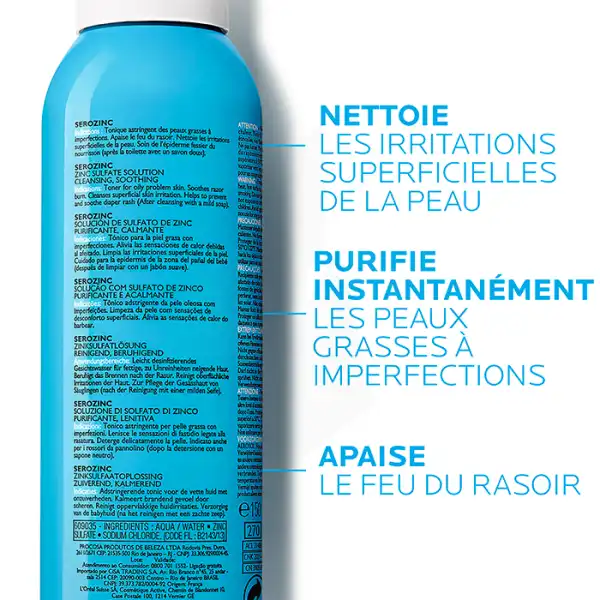 La Roche Posay Sérozinc Soluté De Sulfate De Zinc Spray/150ml