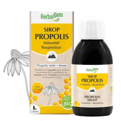 Herbalgem Propolis Sirop Bio Fl/150ml à Bordeaux