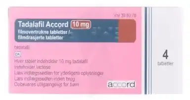 Tadalafil Accord 10 Mg, Comprimé Pelliculé à BRUGES