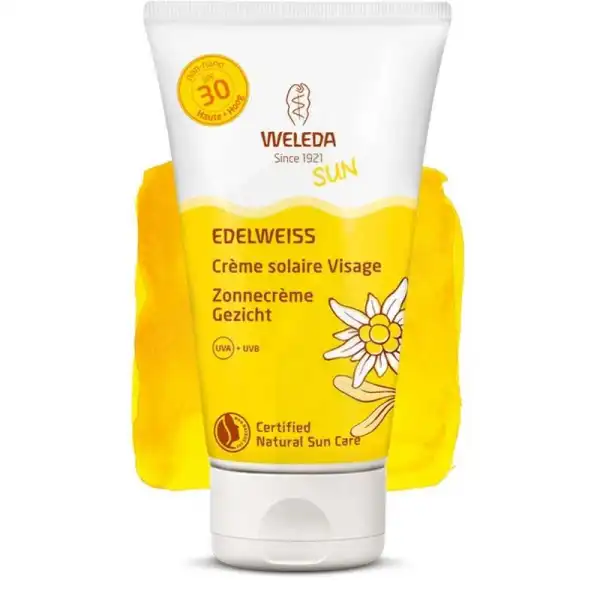 Weleda Edelweiss Crème Solaire Visage Spf30